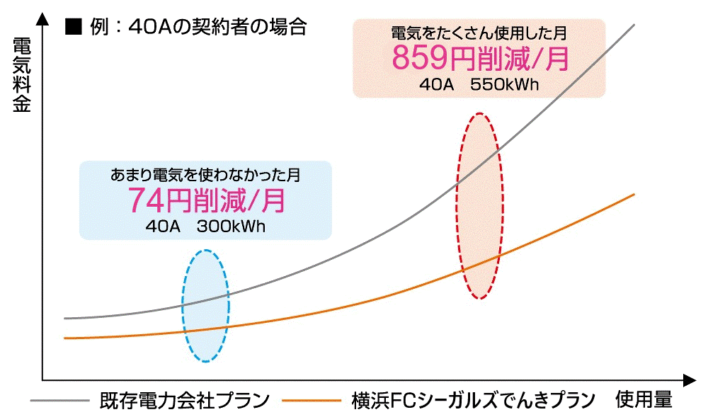 電気料金グラフ